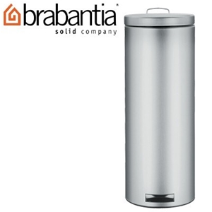 Buy Brabantia 20L Matte Steel 'Slimline' Pedal Bin