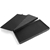 UniGift Folding Storage Double Ottoman: Black