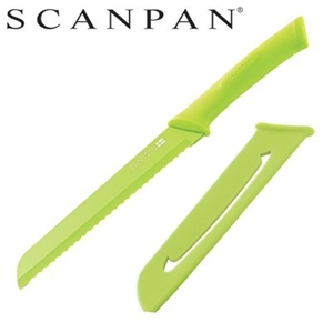 Scanpan Spectrum 18cm Green Bread Knife
