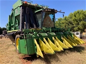 John Deere Cotton Harvester, Trailer and More