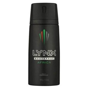 7 x LYNX Men's Africa Body Sprays, 200ml