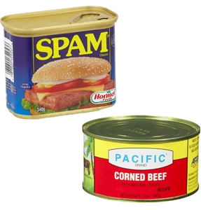 6 x Assorted Canned Meats, Incl: 3x HORM