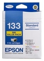 Epson T133692 #133 Ink Cartridge Four Pa