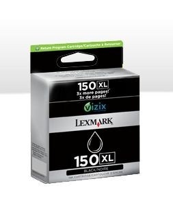 Lexmark 150XL Ink Cartridge - Black, 750