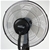 40cm Mistral Misting Fan w Oscillation - Black