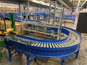 Warehouse Distribution Conveyor System, Racking & Forklifts