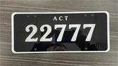 22777 Custom Number Plates ACT