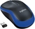 LOGITECH M185 Wireless Mouse, Blue/Black.