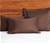 1200 TC European Pillow Cases Chocolate x 2