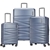 AMERICAN TOURISTER Tranquil 3-Piece Hardside Luggage Set, Slate Blue, Small