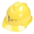5 x MSA V-Gard Vented Hard Hat with 4-Pound Harness & Sweat Band, Yellow. N