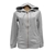 TOMMY HILFIGER Women's Fleece Zip Hoodie w/ Gold Zip, Size XS, 60% Cotton,