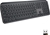 LOGITECH MX Keys Wireless Illuminated Keyboard, Black, Model 920-009418. NB