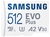SAMSUNG 512GB EVO Plus Micro SD Memory Card/w Adapter, UHS-1 SDR104, Class