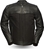 FIRST MFG Men's Leather Jacket, Size L, Black. Buyers Note - Discount Frei