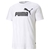 3 x PUMA Men's Essential Logo Tee, Size M, Cotton/Polyester, White (02). B