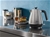 DELONGHI Distinta X Electric Kettle, Stainless, KBI2001M. NB: Used & Not In