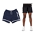 2 x Men's Shorts, Size 2XL, Incl: ELLESSE & CANTERBURY, Navy & Black/White,