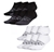 12 Pairs x ADIDAS Men's SuperLite No Show Socks, Shoe Size 6-12, Black/Grey