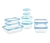 SNAPWARE 18pc PYREX Glass Food Storage Container Set. NB: 2x containers & 3
