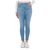 3 x SIGNATURE Women's High-Rise Skinny Jeans, Size 4, 43% Cotton, Light Blu