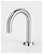 CAROMA G Series+ Sink Outlet 120mm, G03500C4, Chrome.