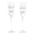 Bride & Groom Champagne Wedding Flute Set
