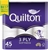 2 x 45pk QUILTON 3-Ply Toilet Paper Tissue. NB: Slightly Damaged Packaging.