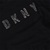 DKNY Women's Sequin Logo Tee Dress, Size XL, 95% Cotton, Black/Silver. Buy