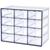 SYSMAX Up System Multibox, 12 Drawers (Black/White). NB: 4 x drawers are br