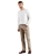 LEVI'S 505 Regular Straight Twill Pants, Size 36x32, 100% Cotton, Timberwol