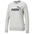PUMA Girls' ESS Logo Crew Fleece Sweatshirt, Size M (12), 66% Cotton, Light