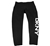 DKNY Women's Distressed Crackle Logo Leggings, Size M, 90% Cotton, Black/Wh