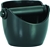AVANTI Compact Knock Box, Black. Thick and durable rubbe sleeve, 14 x 14 x