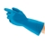 12 x Pairs VERSA TOUCH Silverlined Rubber Glove, Skyblue, Size 8. Buyers N