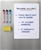 4 x DITIND Magnetic Whiteboard for Fridge, 12 x 8 inches Magnetic Dry Erase