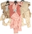 3 x MINI LOVE Infant Starter Sets, Size 18M, Beige/Beige/Pink, 134706. NB: