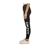 DKNY Women's Distressed Crackle Logo Leggings, Size S, 90% Cotton, Black/Wh