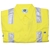 5 x WS WORKWEAR Mens L/S Open Front Cotton Ripstop Shirt, Size 3XL, Yellow.
