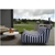 ACQUA BOSS Luxe Indoor Outdoor Lounger, Stripe Pattern, 1.2 x 1.2m. NB: Has
