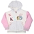 DISNEY Girls' Sherpa Zip Hoodie, Size 2T, 54% Cotton, Princess (Cream/Pink/
