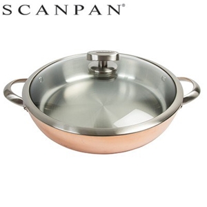 32cm Scanpan Clad CS5 Covered Chef's Pan