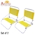 Aestivo Set of 2 Folding Low Beach Chairs: Yellow