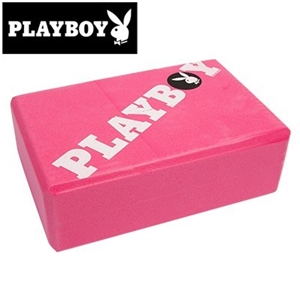Playboy Hard Foam Yoga Block - Pink