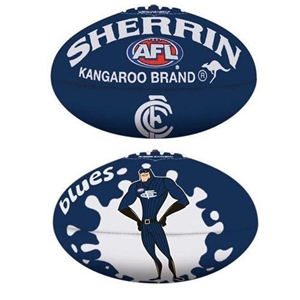 Carlton Blues AFL Team Splat Ball Size 3
