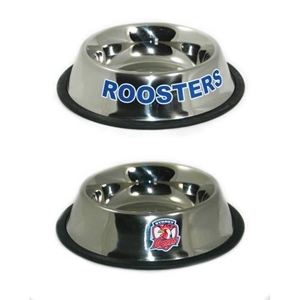 Sydney Roosters NRL Stainless Steel Dog 