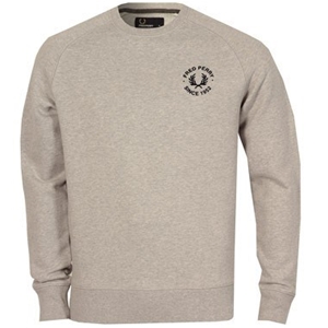 Fred Perry Mens Crew Neck Sweat