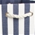 Apartmento Striped Laundry Basket - Navy/White