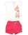 Bright Bots Bee Gathered Neck Top and Woven Shorts