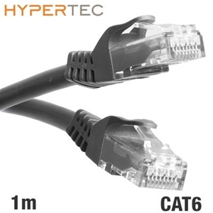 HyperTec Category 6 Black Ethernet Cable